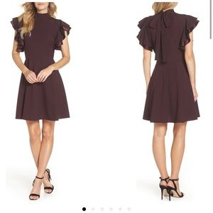 Chelsea28 Crepe Fit & Flare Dress